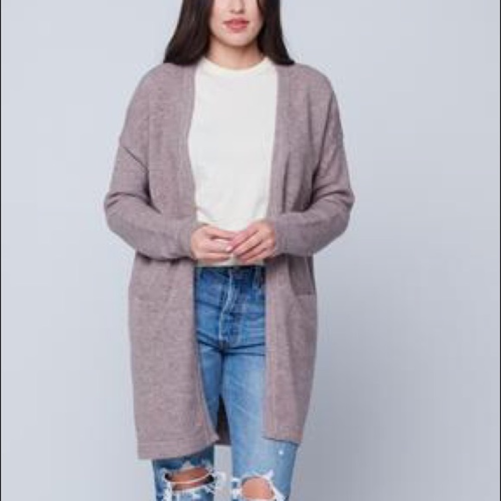 Knot Sisters Candi Cardigan, Oatmeal, XS